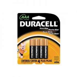 PILHA PALITO AAA ALC DURACELL C/4 UN
