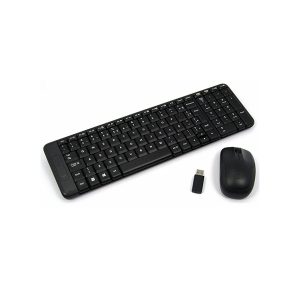 TECLADO / MOUSE WIRELESS LOGITECH MK220 PRETO
