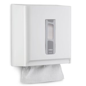 SUPORTE P/PAPEL TOALHA 2 E 3 DOBRAS BRANCO NOBRE