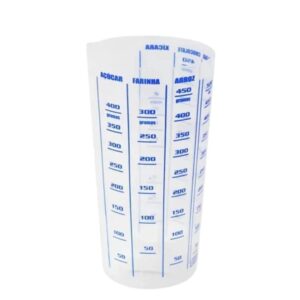 JARRA PLASTICA GRADUADA TRANSPARENTE 500 ML