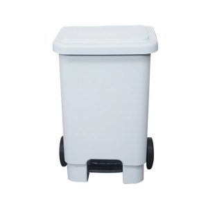 CESTO PLAST LIXO C/PEDAL 12 LTS PLASTLAR BRANCO
