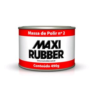 MASSA DE POLIR N2 MAXI RUBBER 490GR