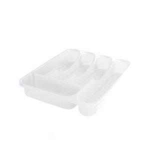 PORTA TALHERES SEM TAMPA 33,7X29,7X5,6 CM PLASVALE REF644