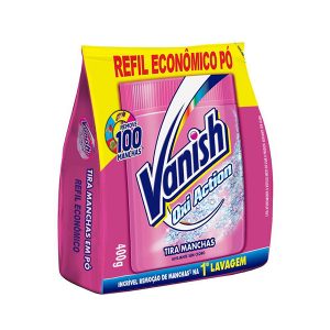 REFIL VANISH TIRA MANCHAS GRANULADO PODER O2 BRANCO 400 GR