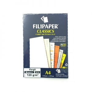 PAPEL FILIPAPER VERGE 120GR C/30 FLS
