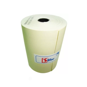 BOBINA 1 VIA 100X40MT TERM PAPELKOR AMARELA