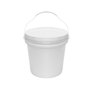 BALDE PLAST REDONDO BRANCO ALCA PLASTICA 3,6 LTS