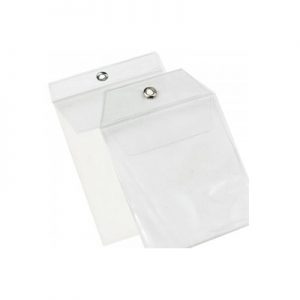 ENVELOPE PVC CRISTAL COM ILHOS 0,15 MICRAS 18X9