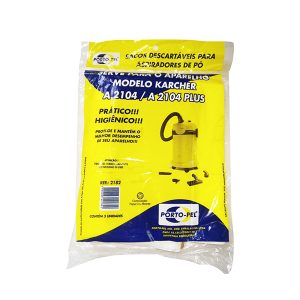 SACO P/ASPIRADOR KARCHER PAPEL A2 104/A2 104 PLUS PCT C/3