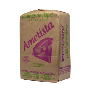 PAPEL TOALHA BCO LUXO 20X20 AMETISTA C/1000
