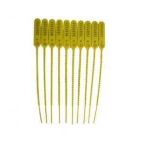 LACRE P/ MALOTE 23 CM AMARELO PCT C/100