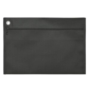 PASTA MALOTE NYLON COM ZIPER PRETA 40X30 HORIZONTAL REFLEX