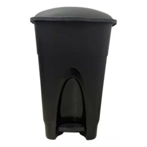CESTO PLAST LIXO C/PEDAL 65 LTS INJEPLASTEC PRETA