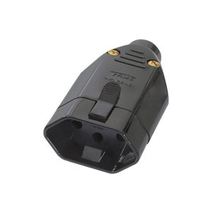 TOMADA JUNCAO FEMEA 2P + T 180 10A PRETO