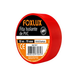 FITA ISOLANTE FOXLUX COLORIDA 19 MM X 05 MTS