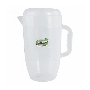 JARRA PLASTICA COM TAMPA 3 LTS