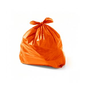 SACO LIXO 250 LTS LARANJA C/50 0,8 M