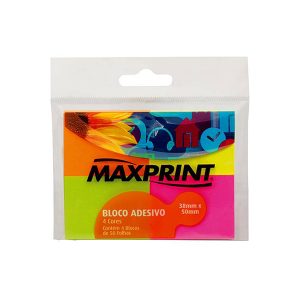 ADESIVO POST IT 653 MAXPRINT 38X51 74170 COLORIDO