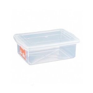 CAIXA ORGANIZADORA BOX PLUS REF 233 24X17X18 2,5 LTS TRANSP