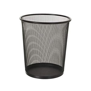 CESTO METAL TELADO 12,5 LTS PRETO ORDENE