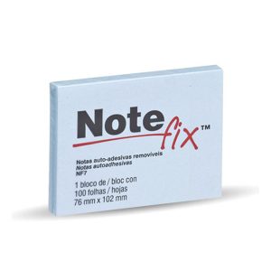 ADESIVO POST IT 657 COLOR NOTFIX 76X102 AZUL C/100 FLS