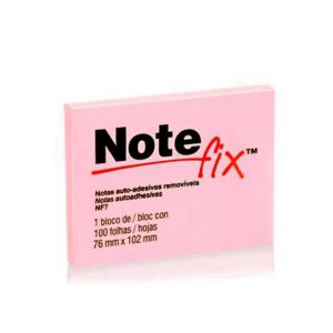 ADESIVO POST IT 657 COLOR NOTFIX 76X102 ROSA C/100 FLS
