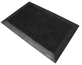 CAPACHO SANITIZANTE 38X58 BORDA 5CM PRETO KAPAZI