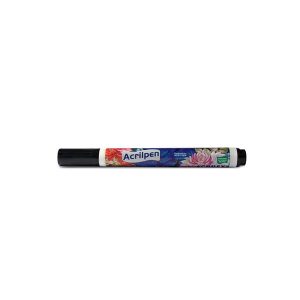 CANETA TECIDO ACRILPEN ACRILEX PRETA