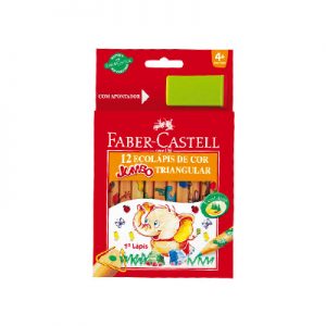 LAPIS COR INT 12 CORES JUMBO FABER